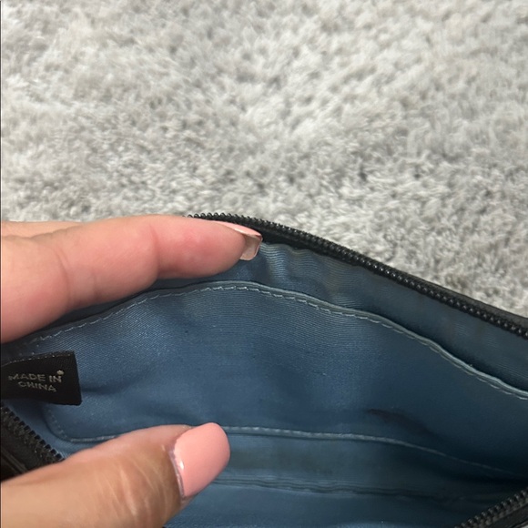 Coach Signature Black and Tan Wristlet - Picture 4 of 4